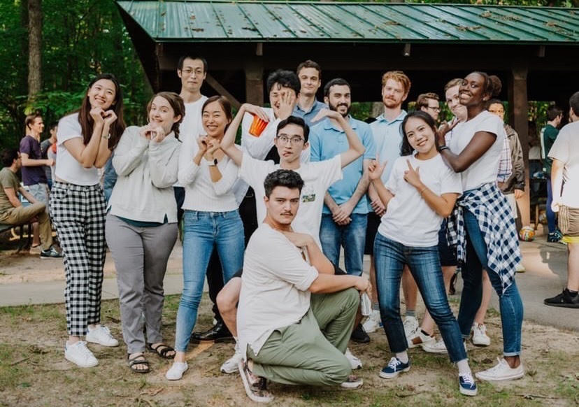 Cohort picture at Fall Welcome Party