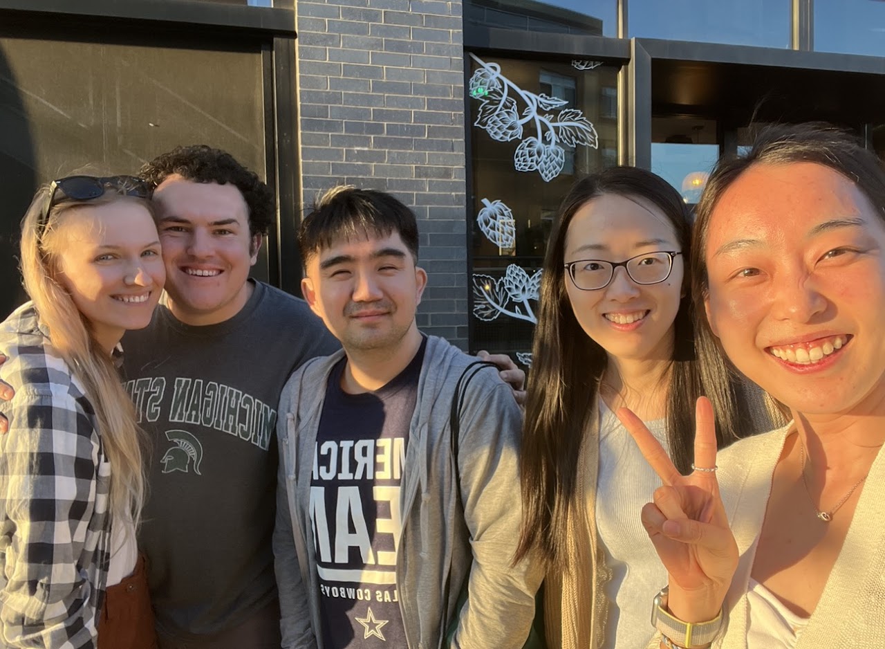 Farewell dinner for Nick